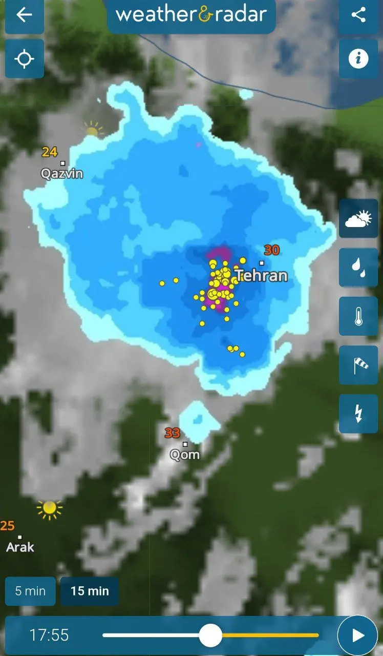 طوفان تهران