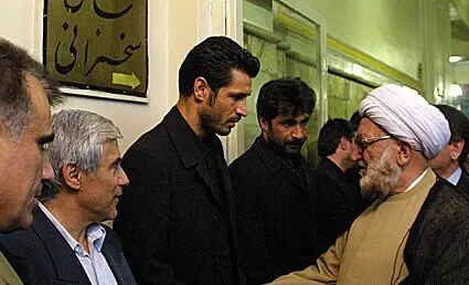 مراسم تشییع علی دایی و پدرش
