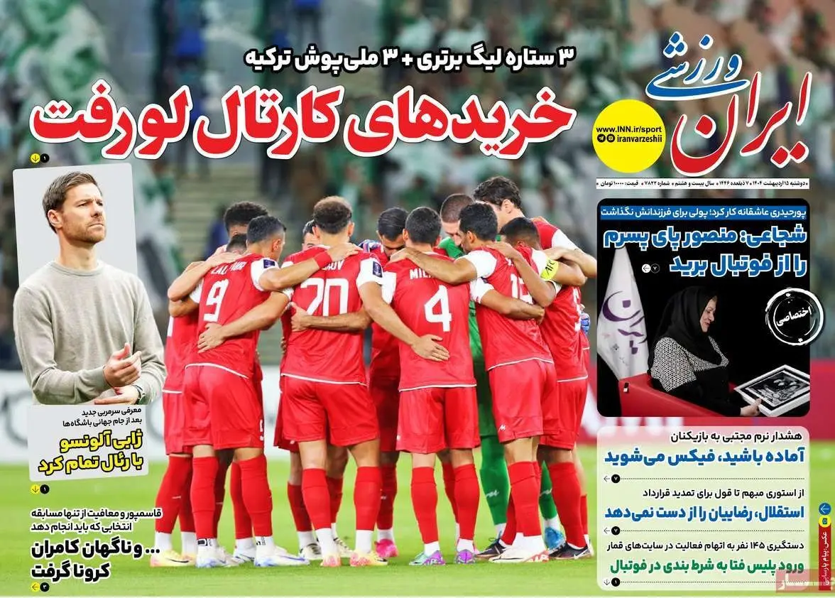 روزنامه ایران ورزشی