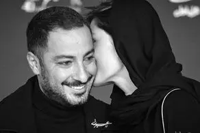 عکس دلنشین از نوید محمدزاده و فرشته حسینی با رنگ موی یکسان
