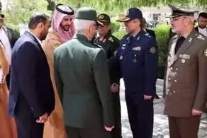 استقبال سرلشکر باقری از وزیر دفاع عربستان سعودی 