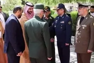 استقبال سرلشکر باقری از وزیر دفاع عربستان سعودی 