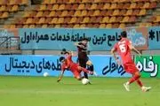 درگیری در پایان مسابقه پرسپولیس و فولاد