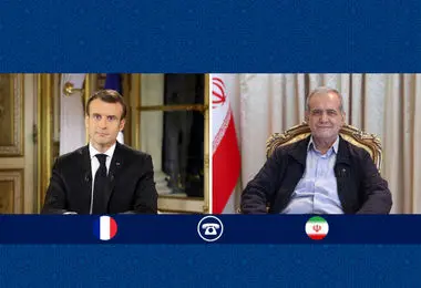 مکرون: جزو  نخستین کشورهایی بودیم که حمله نظامی آمریکا و اسرائیل به ایران را محکوم کردیم 
