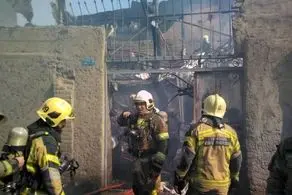 آتش‌سوزی یک واحد مسکونی/ پنج نفر مصدوم شدند