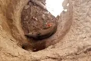 نجات گراز گرفتار در چاه ۳ متری از مرگ در شهرستان بویراحمد