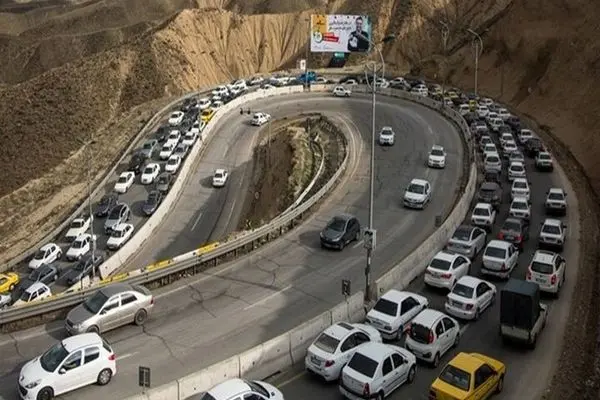 انسداد جاده چالوس و آزاد راه تهران شمال تا ظهر شنبه