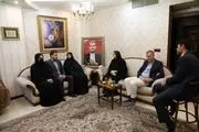 حضور وزیر سابق امور خارجه بوسنی و هرزگوین در منزل شهید امیرعبداللهیان