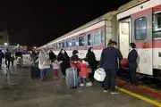 حرکت قطار مسافربری سرخس- مشهد بخاطر طوفان شن لغو شد!