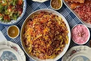 طرز تهیه پلو لبویی/ پلوی مخلوط خوشمزه و پاییزی