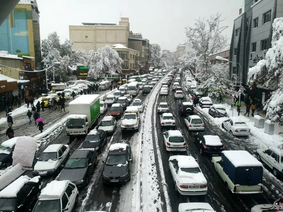 ترافیک سنگین در بزرگراه‌های تهران