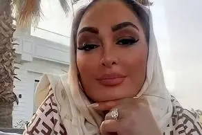 الهام حمیدی با چهره عروسی در روز برفی تهران!/ عکس