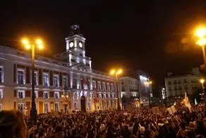 مردم اسپانیا به پا خاستند!