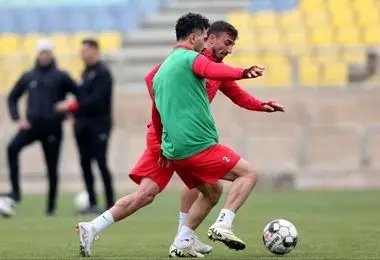 عالیشاه در تمرینات گروهی پرسپولیس حاضر شد