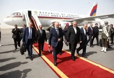 ورود نخست ‌وزیر ارمنستان به تهران 