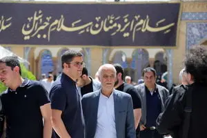 تصاویر مراسم تشییع برادر آیت الله هاشمی رفسنجانی (ره) 