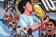 .پوستر زیبای فیفا برای سالگرد تولد مارادونا