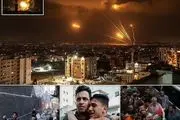 غزه بمباران شد