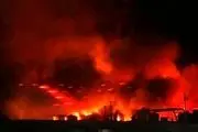 حادثه هولناک آتش‌سوزی بازاری در اربیل/ جزئیات