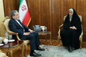 دیدار سونا احمدی با سیدعباس عراقچی 
