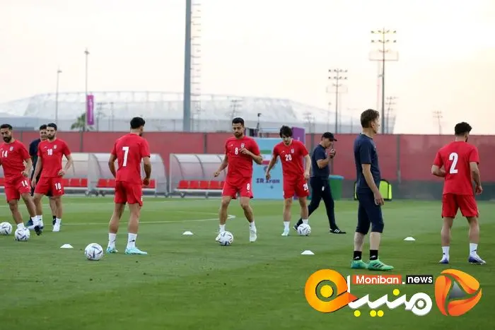 گزارش تصویری| تمرین تیم ملی فوتبال در قطر