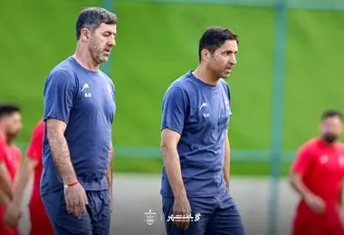 تمرین جذاب پرسپولیسی ها با حضور آقا وحید و کریم در ترکیه/ عکس