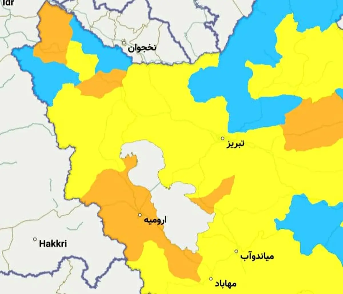 اسامی شهر‌های ممنوعه استان آذربایجان غربی برای سفر نوروزی 1400