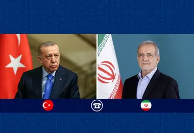 تماس تلفنی مسعود پزشکیان با رجب طیب اردوغان 