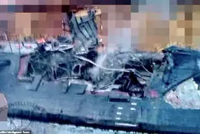 یکی از دارایی‌های ارزشمند نیروی دریایی روسیه نابود شد + عکس 