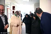 تصاویری از دیدار شیخ زکزاکی با دختر امام
