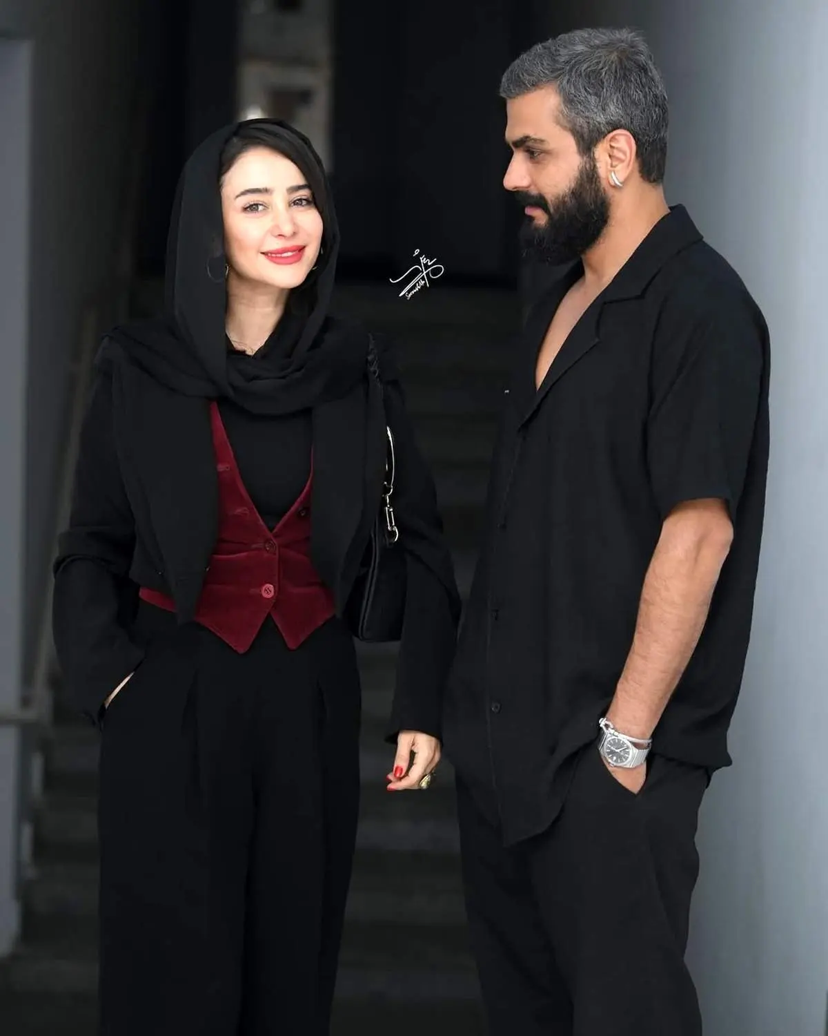 برادران خلافکار سریال «جان سخت» با نامزدهایشان/ فیلم