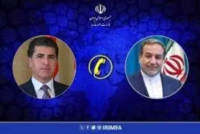 تماس تلفنی عراقچی و بارزانی درباره تجاوز اسرائیل به خاک ایران 