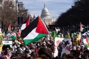 تظاهرات گسترده و بی سابقه مقابل کاخ سفید 