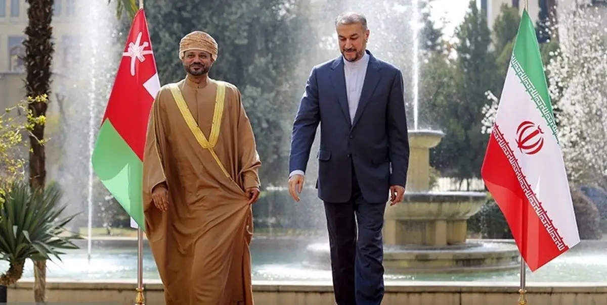 استقبال شامگاهی امیرعبداللهیان از وزیر خارجه عمان