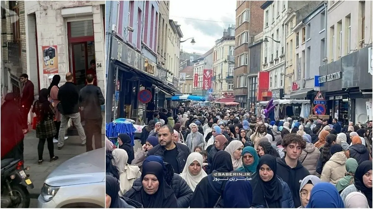 عکس جالب از زنان در خیابان های بلژیک + عکس 