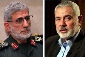 سردار قاآنی به رئیس دفتر سیاسی جنبش حماس پیام داد