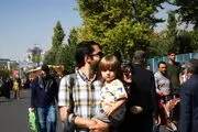 حضور پرشور مردم در نماز جمعه امروز تهران با حضور رهبر معظم انقلاب 