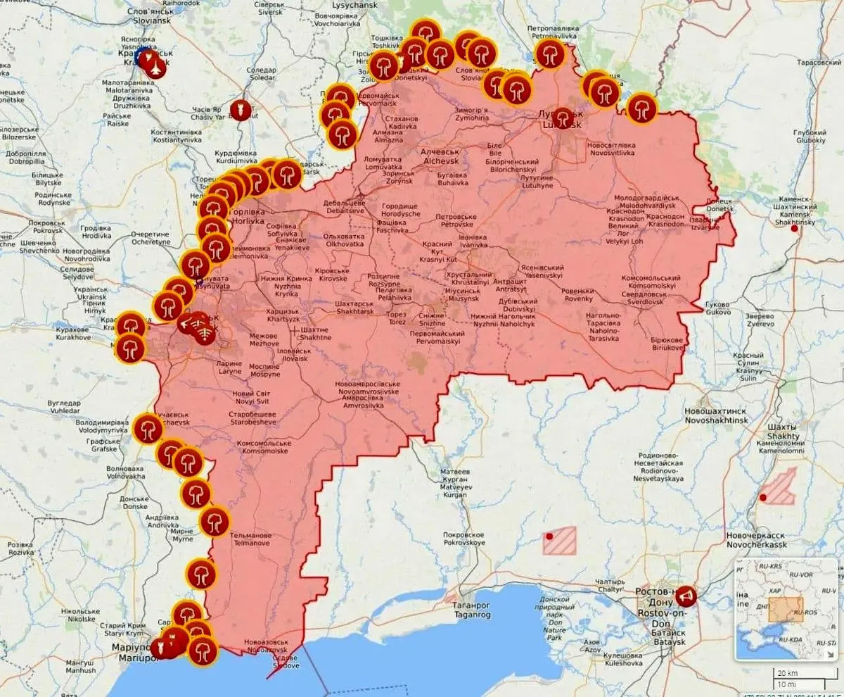 هشدار؛ ویدئویی از حمله نظامیان روسیه به سمت مردم اوکراین/ببینید