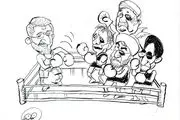 کاریکاتور بی ادبانه ستاد جلیلی بعد از مناظره با مسعود پزشکیان + عکس 