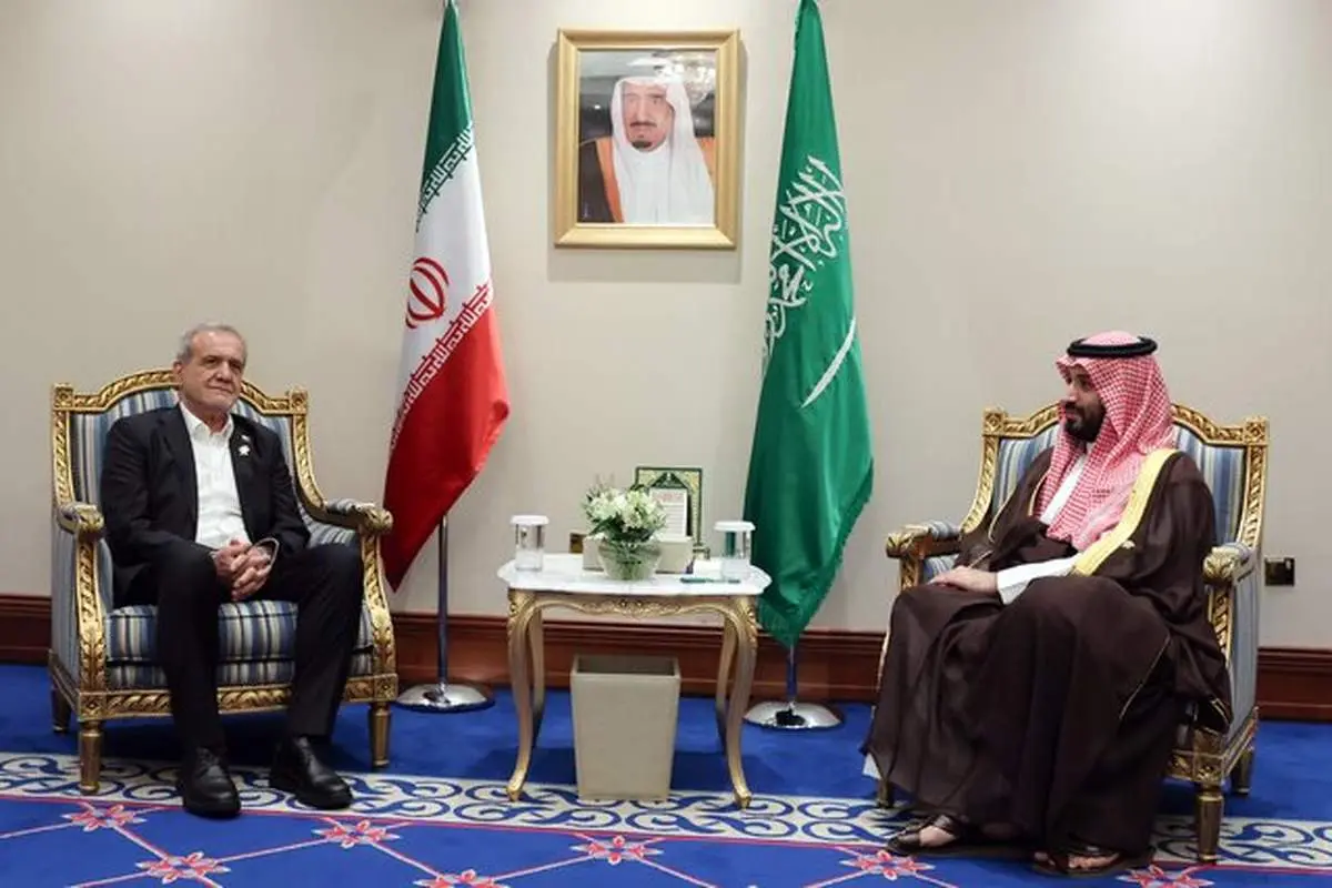 پزشکیان با محمدبن سلمان دیدار کرد