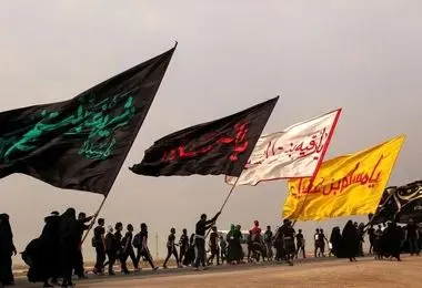 مراسم عزاداری هیئت‌های دانشجویی در حسینیه امام خمینی(ره)