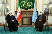 روحانی به دیدار رئیس جدید قوه قضاییه رفت+جزییات