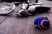 واژگونی موتورسیکلت در بزرگراه خلیج فارس 