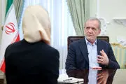 تذکر پزشکیان به مترجم مصاحبه‌اش  