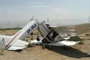 اولین تصاویر از سقوط عجیب هواپیما در نوشهر+ فیلم