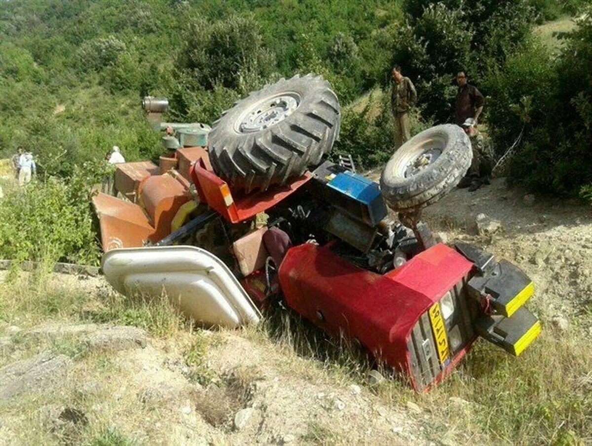 واژگونی مرگبار تراکتور در روستای پسین دره بجنورد/ 4 نفر کشته شدند