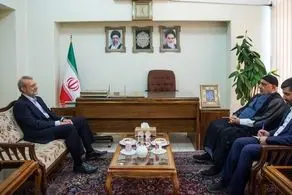 دیدار علی لاریجانی با عادل عبدالمهدی