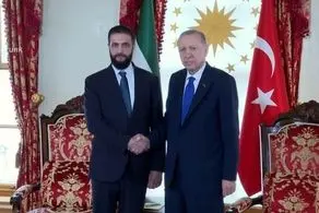 دیدار جولانی و‌ اردوغان در ترکیه 