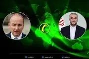 دعوت امیرعبداللهیان از همتای ایرلندی برای سفر به تهران 