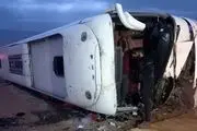 18 کشته و زخمی در واژگونی وحشتناک اتوبوس در آزادراه زنجان به تبریز